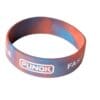 Bracciale in silicone rosso-blu-19mm-Punok