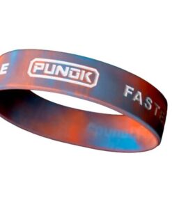 Bracciale in silicone Punok rosso-blu da 19 mm