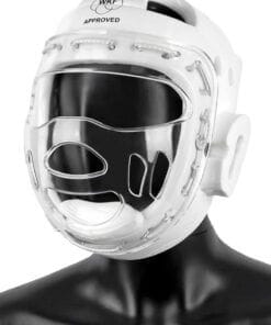 Casco di sicurezza per bambini omologato WKF, bianco Tokaido