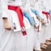 Cintura da competizione SHUREIDO Cotton Karate - Approvato WKF
