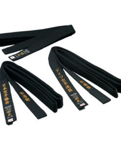 Cintura in cotone nero Kaiten