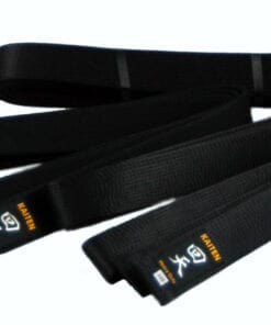 Cintura da karate in cotone nero Kaiten extra spessa