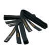 Cintura in raso nero Kaiten