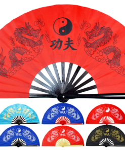 Ventaglio Tai Chi (Tai Ji Shan) Double Dragon – Su Misura