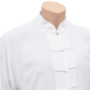 Top da Tai Chi in viscosa e cotone bianco