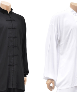 Top da Tai Chi in viscosa e cotone