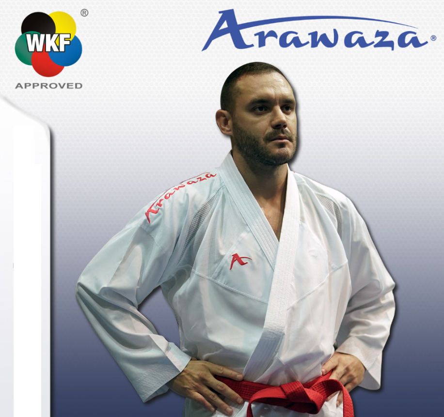 Karategi Rev-X Reversibile Premier League WKF (Copie) (Copie) 4 Kimono Karate Arawaza Rev-X Combo Set - Premier League WKF-rouge