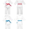 Karategi Karate Kamikaze Premier Kata WKF reversibile, spalle ricamate in rosso e blu