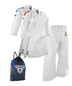 Kimono Karate PUNOK WKF Competition VERTEX - Set di 3 pezzi
