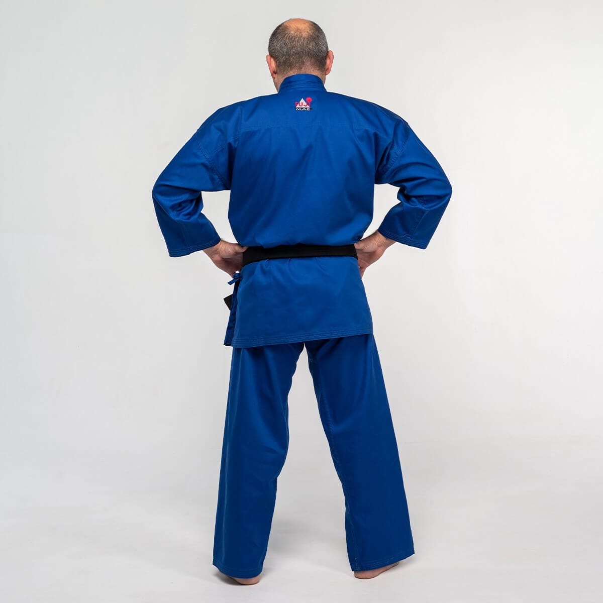 Karategi da allenamento Fuji-Mae blu o rosso 8 Karategi da allenamento Fuji-Mae con schiena blu