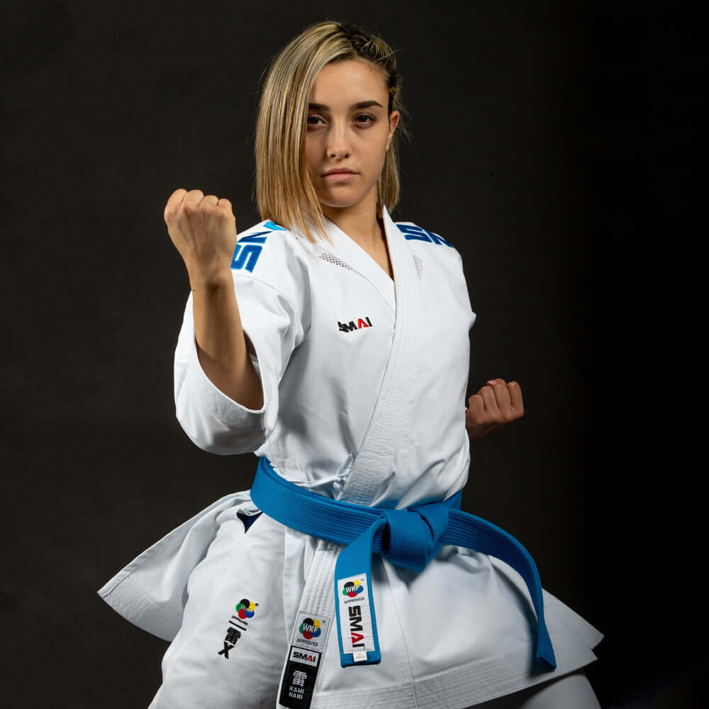 Kimono Kata KAMINARI X Pack SMAI - WKF 15 Kimono Kata KAMINARI X Pack SMAI - WKF blu