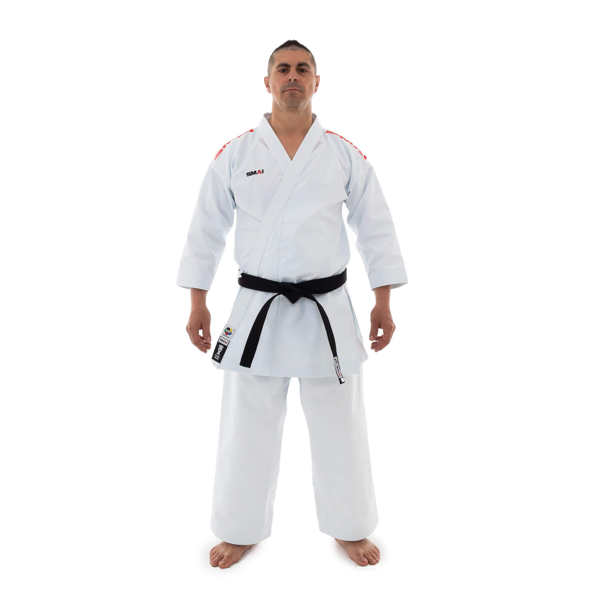 Kimono Kata KAMINARI X Pack SMAI - WKF 13 Kimono Kata KAMINARI X Pack SMAI - WKF rosso