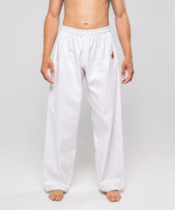 FUJI-MAE Pantaloni da allenamento per il karate - bianco