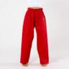 FUJI-MAE Pantaloni da allenamento per il karate blu o rossi 8 Pantaloni da allenamento per il karate-FUJI-MAE-rosso