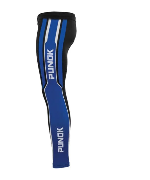 Pantaloni a compressione multiuso Punok 7 Pantaloni a compressione multiuso Punok - nero e blu