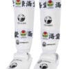 Protezioni per tibie e piedi da karate TOKAIDO - WUKF-bianco