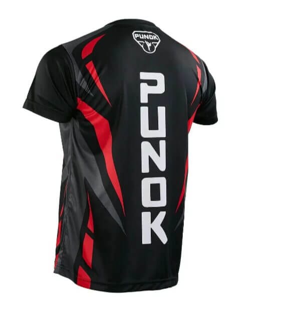 T-shirt versatile con logo Punok 8 T-shirt unisex con logo Punok - nero