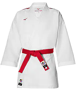 Giacca da karate Mizuno ricamata Tôshi WKF