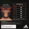 Casco da boxe Adidas modellato blu o rosso