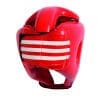 Casco da boxe Adidas modellato blu o rosso