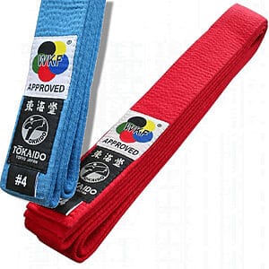 Cinture da competizione di karate