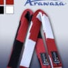 Cintura ARAWAZA Master Karate rossa e bianca (o rossa e nera)