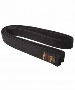 cintura in cotone nero-karate-tokaido-fatta in Giappone-gtj