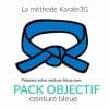 Corsi online di karate cintura blu PACCHETTO OBIETTIVI Karate3G™ 2 Lezioni di Karate online Cintura Blu PACCO OBIETTIVO Karate3G video