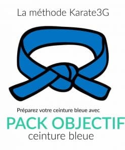 Lezioni di Karate online Cintura Blu PACCO OBIETTIVO Karate3G video