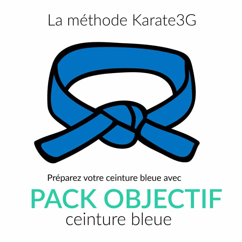 Corsi online di karate cintura blu PACCHETTO OBIETTIVI Karate3G™ 3 Lezioni di Karate online Cintura Blu PACCO OBIETTIVO Karate3G video