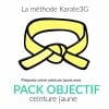 Lezioni di Karate online Cintura Gialla PACCO OBIETTIVO Karate3G video
