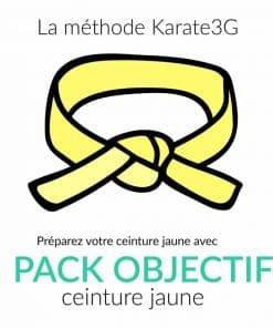 Lezioni di Karate online Cintura Gialla PACCO OBIETTIVO Karate3G video