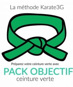 Lezioni di Karate online Cintura Verde PACCO OBIETTIVO Karate3G video