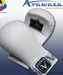 Guanti da karate ARAWAZA - PU - bianco