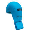 guanti di karate senza ginocchio-smai-wkf-blu-back