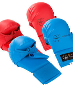 Guanti da karate TOKAIDO con pollice - blu o rosso - guanti WKF