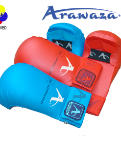 Guanti da karate ARAWAZA blu o rossi - WKF