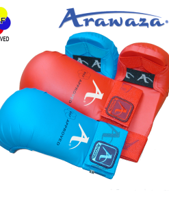 Guanti da karate ARAWAZA blu o rossi - WKF