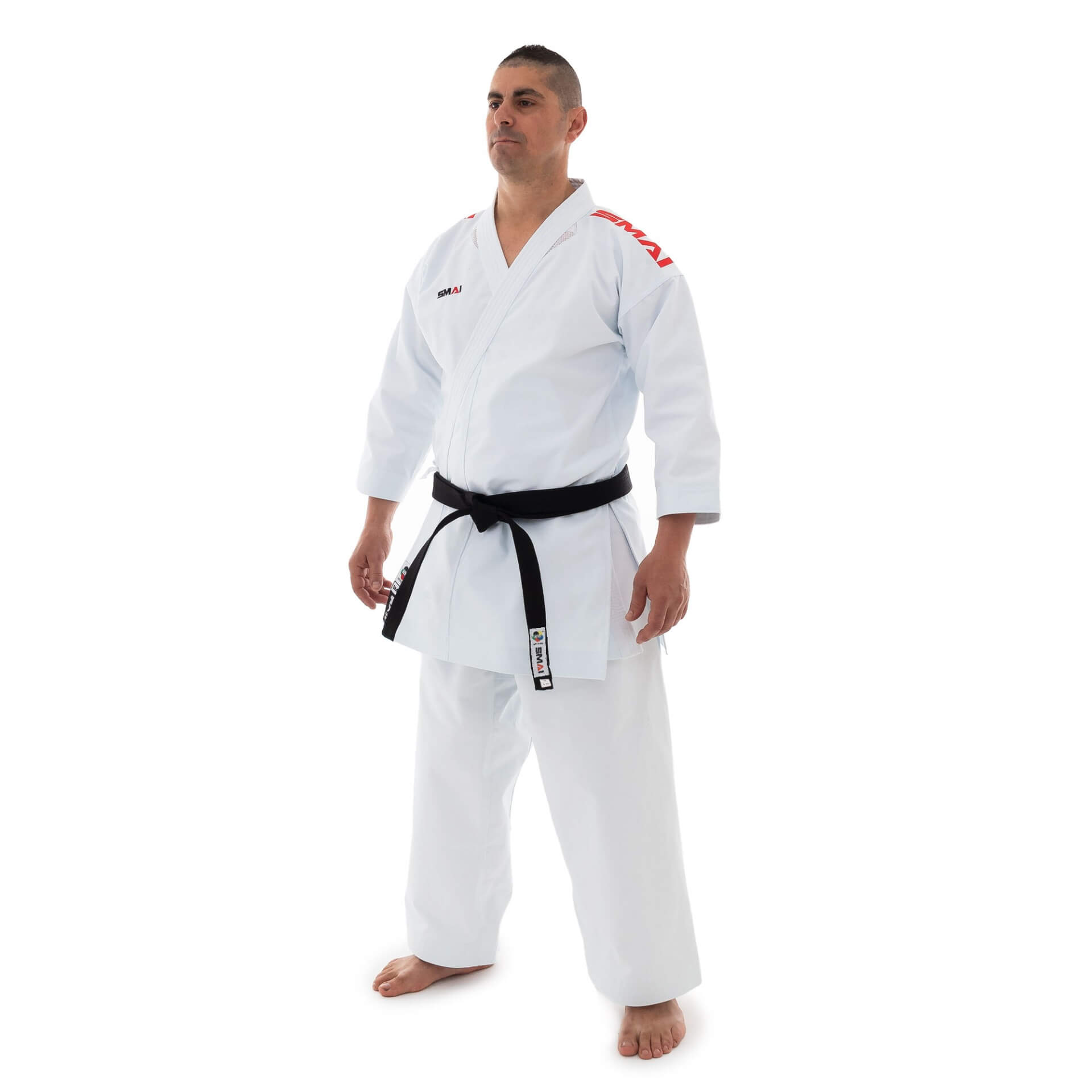 Kimono Kata KAMINARI X Pack SMAI - WKF 17 uniforme da karate-KAMINARI-X-R-rosso