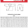 Karategi karate kumite Kaiten Nuova Dinamica 9 taglia kimono