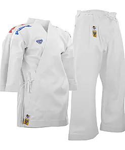 Kimono Karate PUNOK WKF Competition Gold Kata 3 pezzi