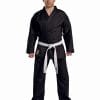 Kimono Karate tradizionale nero KWON 8oz faccia karategi