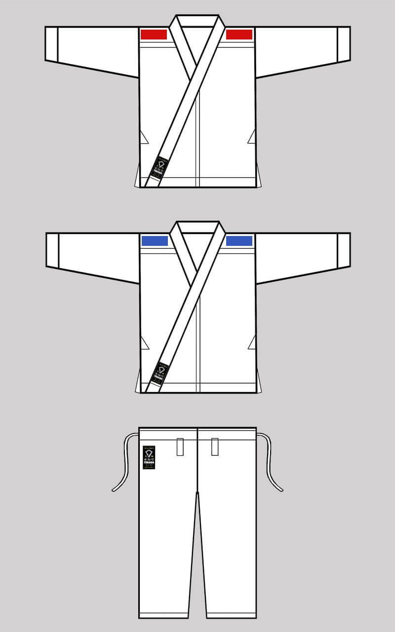 Set di karategi per il kumite Master Junior - WKF 4 Set di karategi per il kumite Master Junior - WKF - immagine 2
