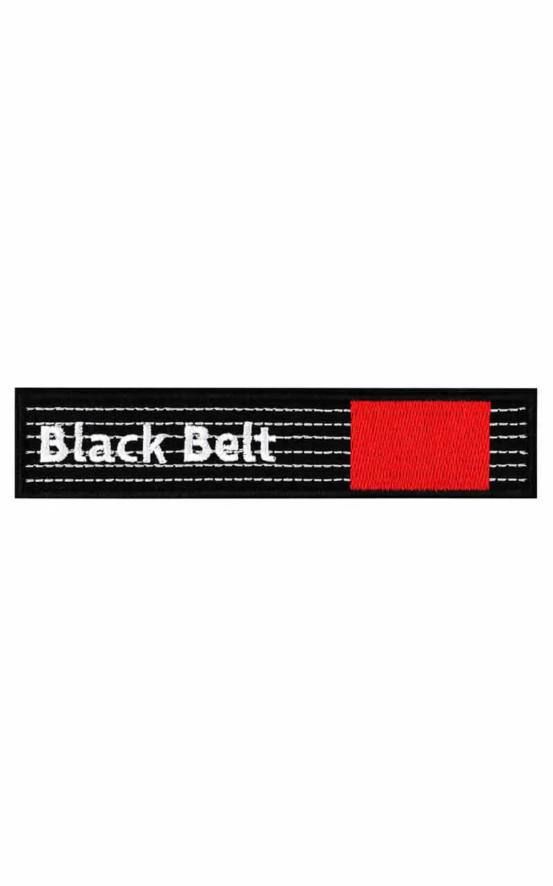 toppe in velcro per borse-cinghie-nero-rosso