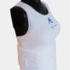 pettorale-arawaza-corpo di protezione-karate-ladies-wcf-white.