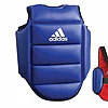 Pettorina da karate reversibile Adidas Rosso e Blu
