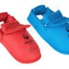 protezione del piede-karate-tokaido-rosso-blu-wkf-nuovo