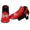 protezione del piede-nero-full-contact-budo-fight-rosso