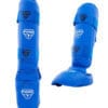 Protezioni per tibie e piedi da Karate Punok - blu o rosse - WKF 12 karate-punok-shin-e-protettori-piedi-blu