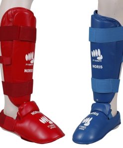 Protezioni Noris per tibie e piedi - blu o rosse - FFK